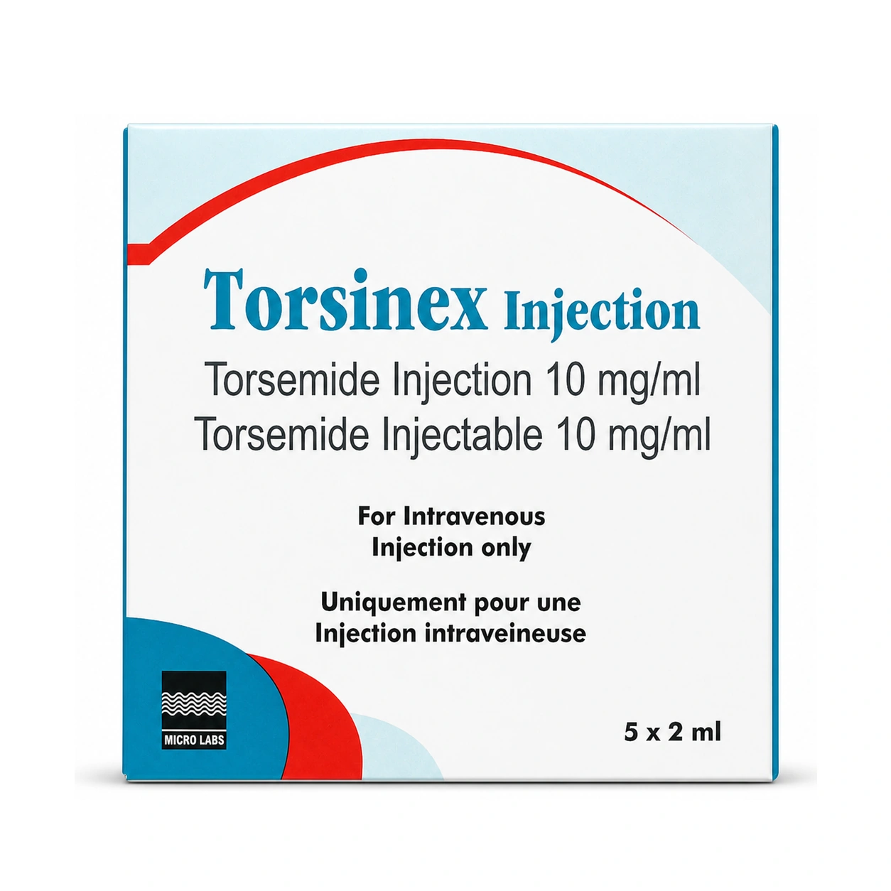 Torsinex Torsemide Injection 10 mg/ml x 5 ampoules x 2 ml