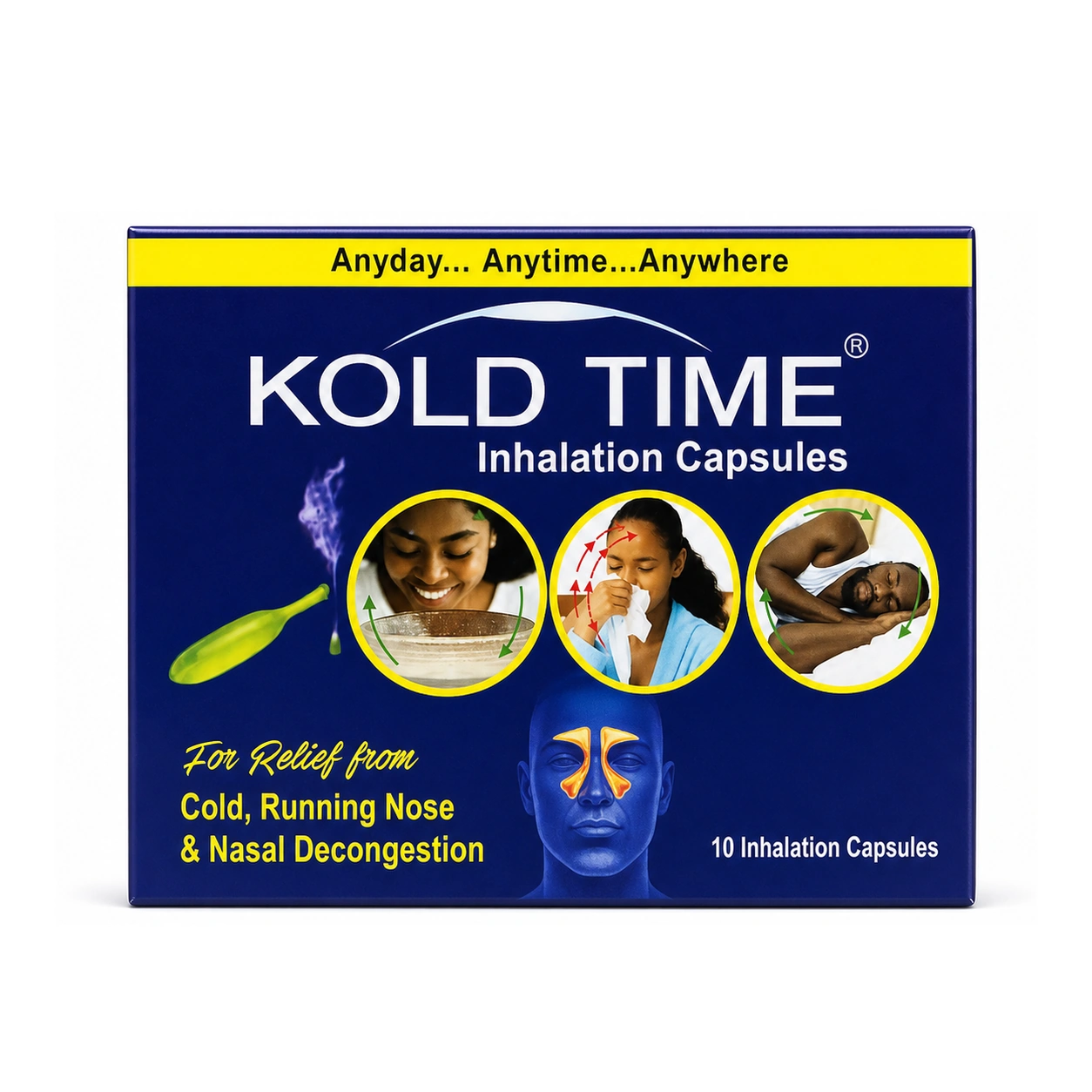Kold Time Inhalation Capsules x 10 Capsules