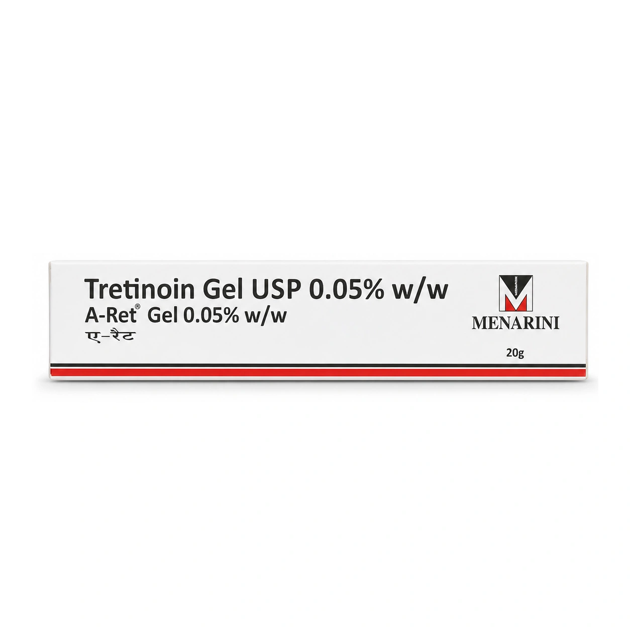 A-Ret Tretinoin Gel USP 0.05% w/w 20 g