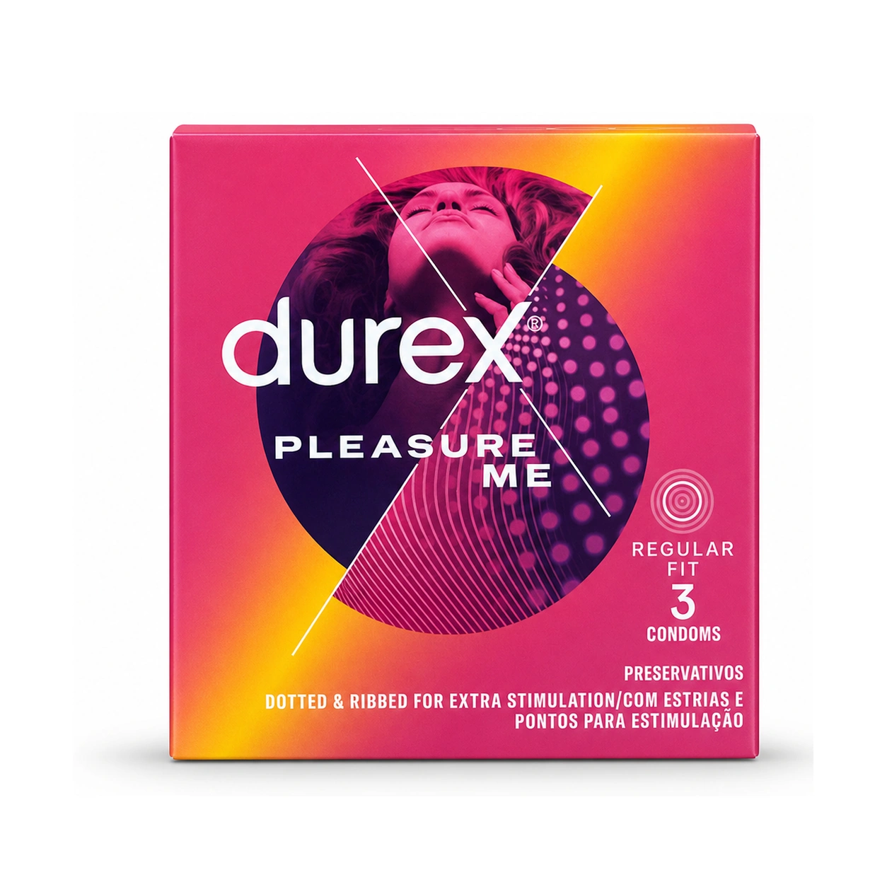Durex Pleasure Me Regular Fit Condoms x 3 Condoms