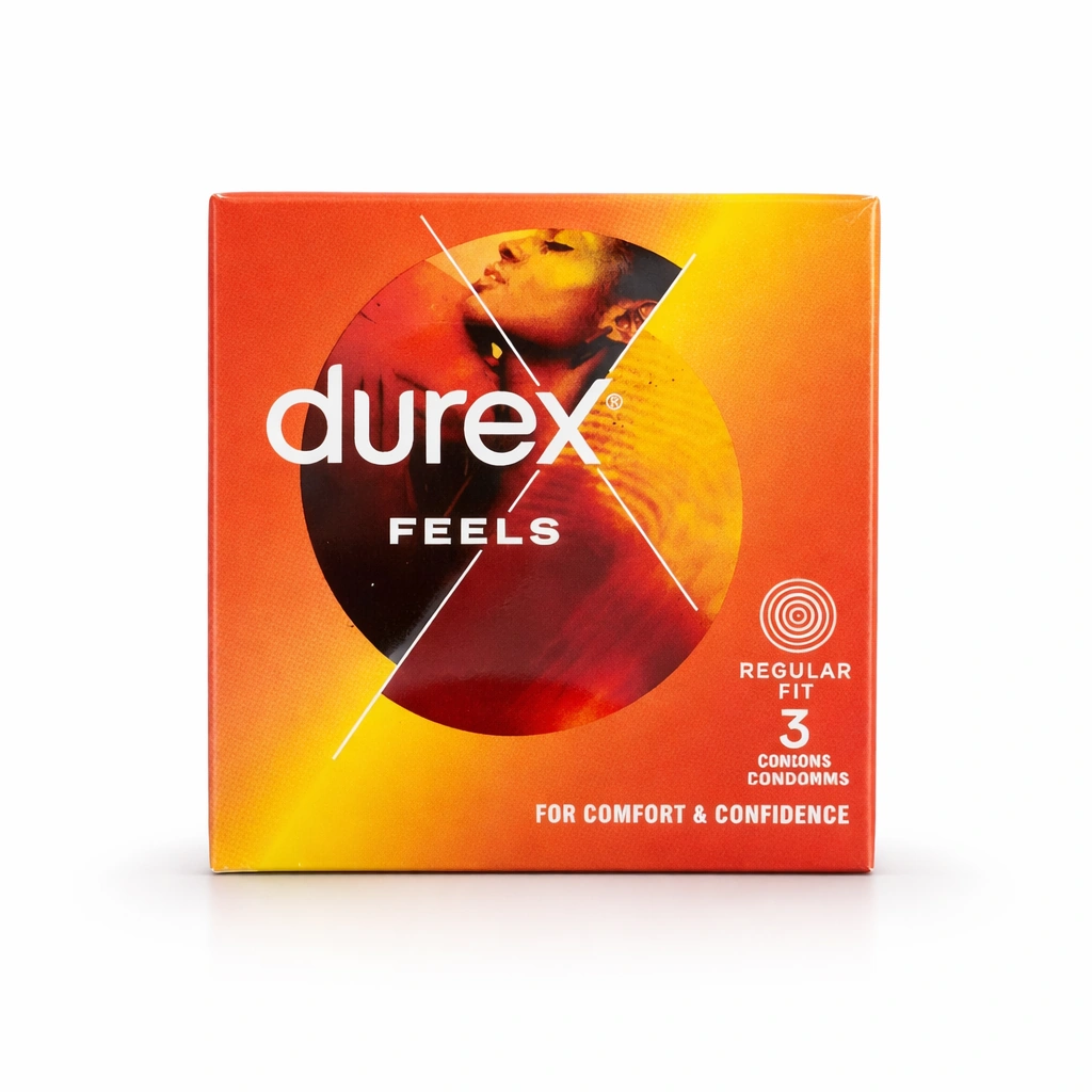 Durex Feels Regular Fit Condoms x 3 Condoms