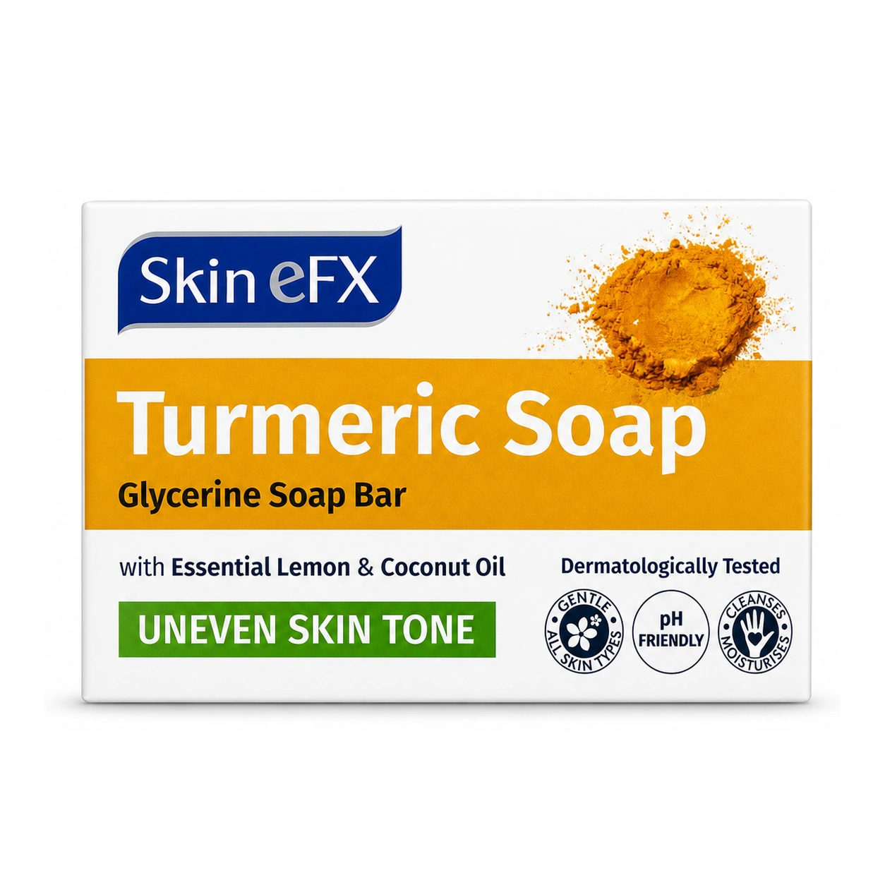 Skin eFX Turmeric Uneven Skin Tone Glycerine Soap Bar 150 g