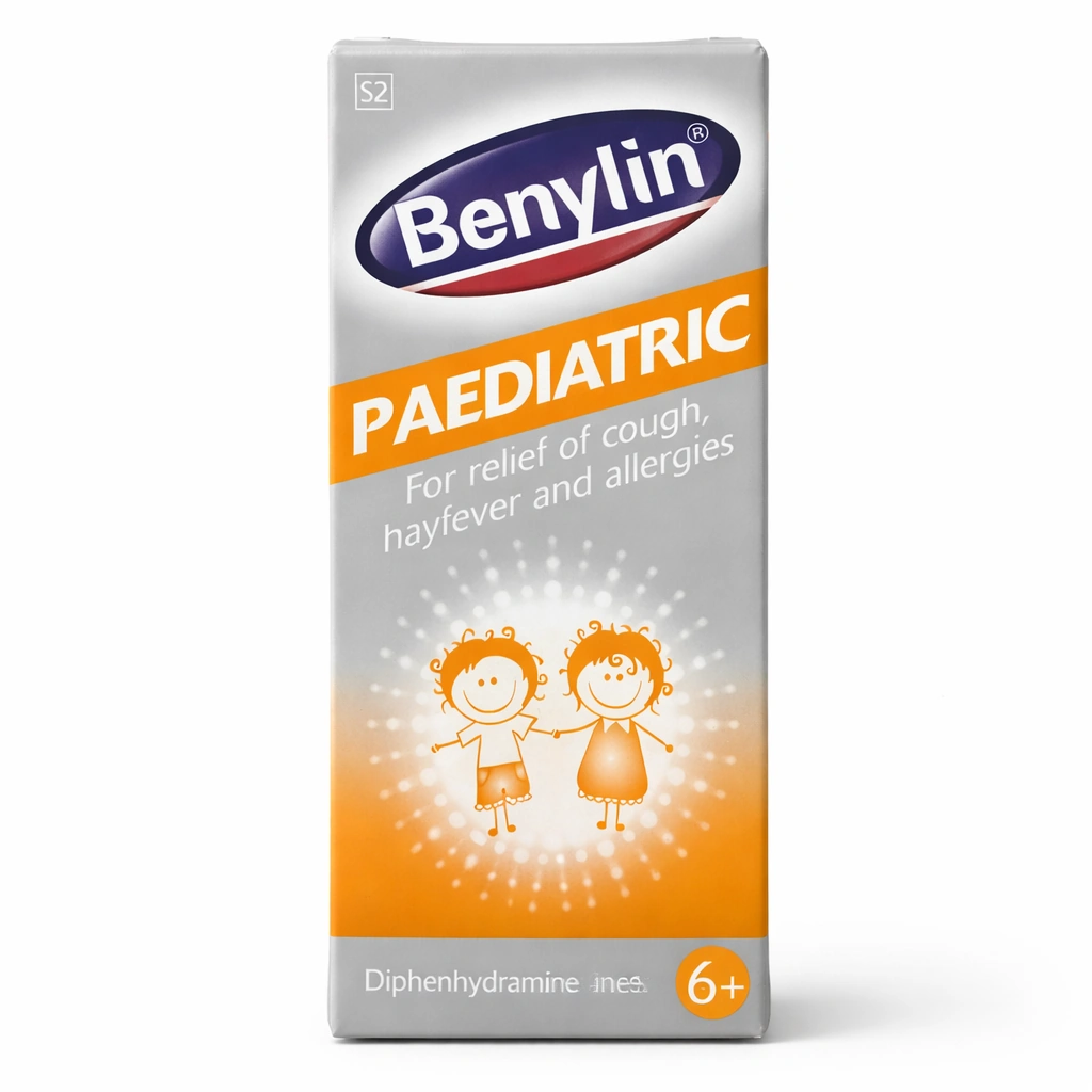 Benylin Paediatric Diphenhydramine Syrup 7 mg/5 ml 100 ml