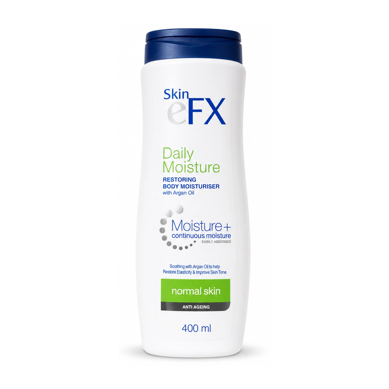 Skin eFX Daily Moisture Normal Skin Body Moisturiser with Argan Oil 400 ml