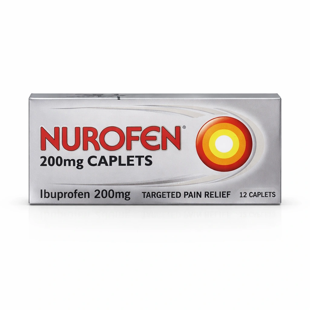Nurofen Ibuprofen 200 mg Caplets x 12 caplets