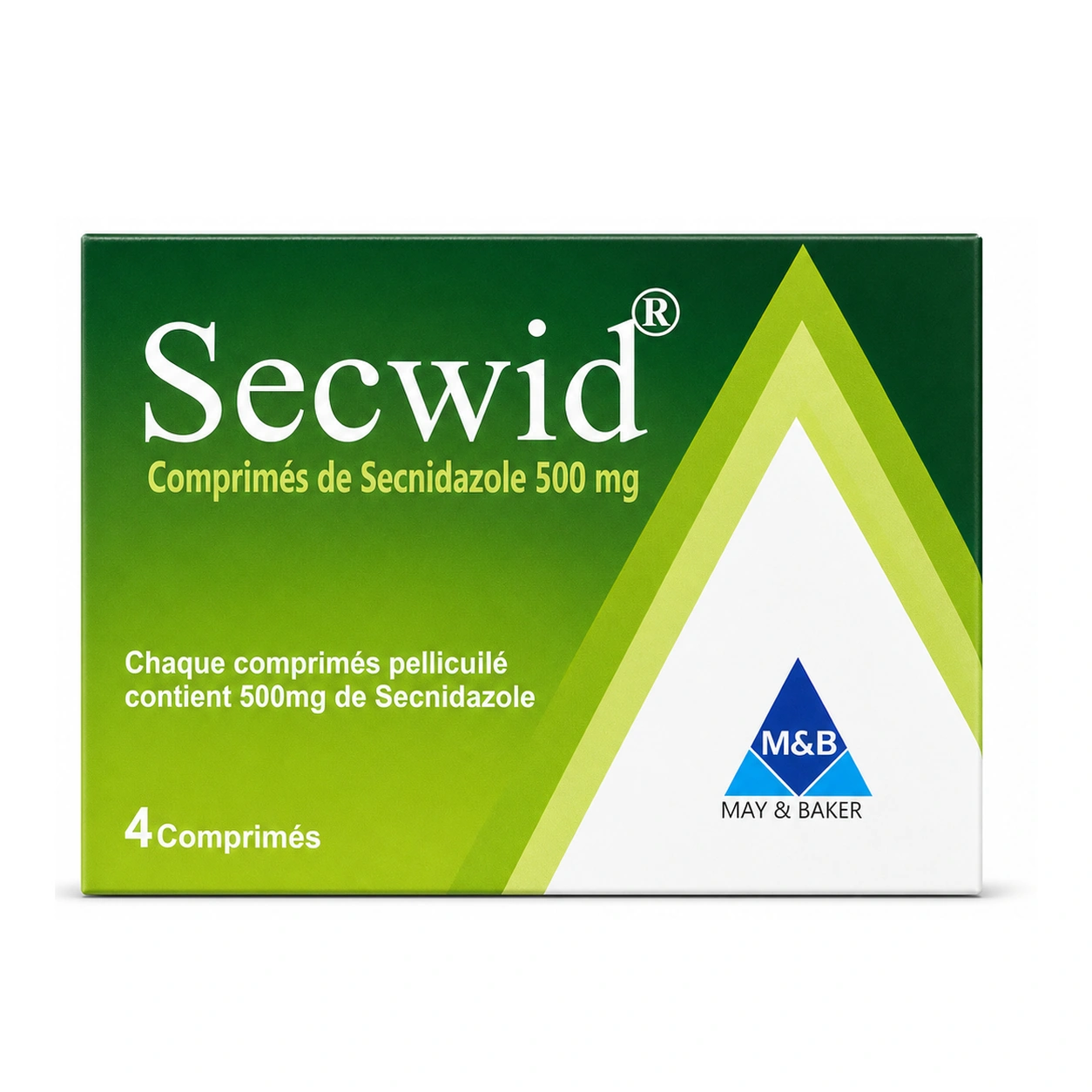 Secwid Secnidazole 500 mg Film-Coated Tablets x 4 Tablets