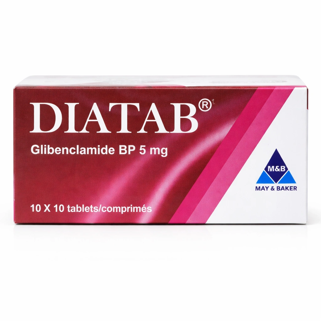 Diatab Glibenclamide BP 5 mg Tablets x 100 Tablets