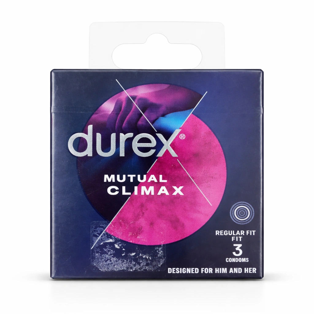 Durex Mutual Climax Regular Fit Condoms x 3 Condoms