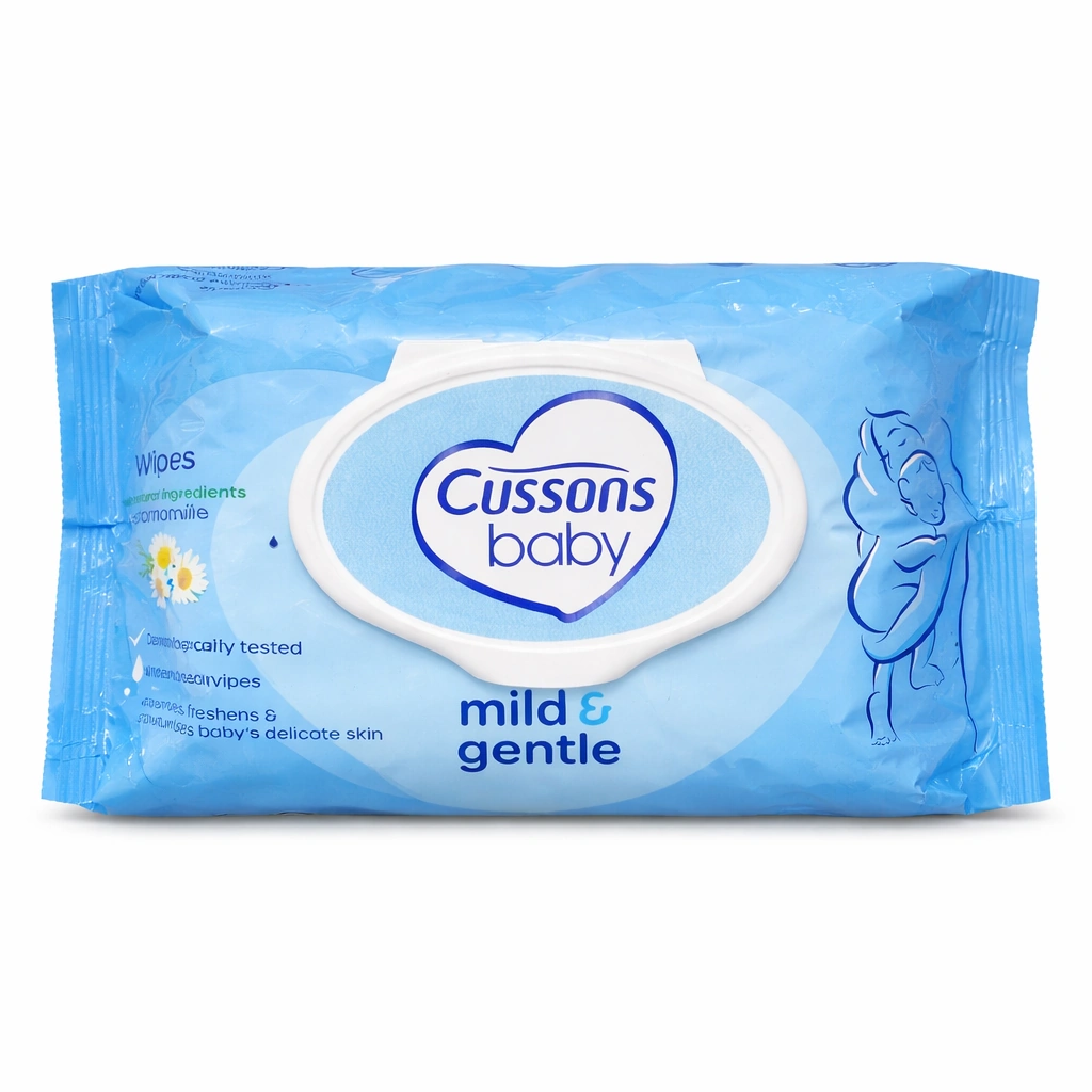 Cussons Baby Mild & Gentle Baby Wipes x 80 Wipes x 80 packs