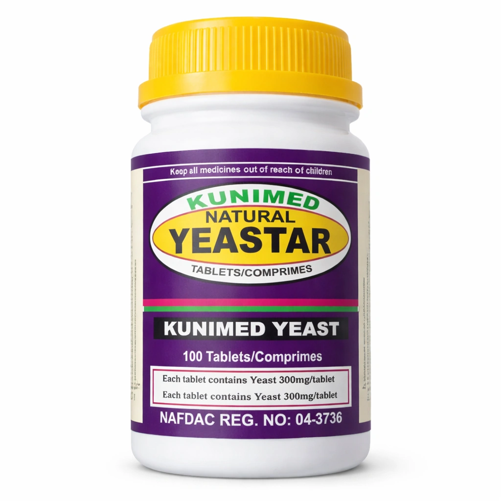 Kunimed Natural Yeastar Yeast Tablets 300 mg x 100 Tablets