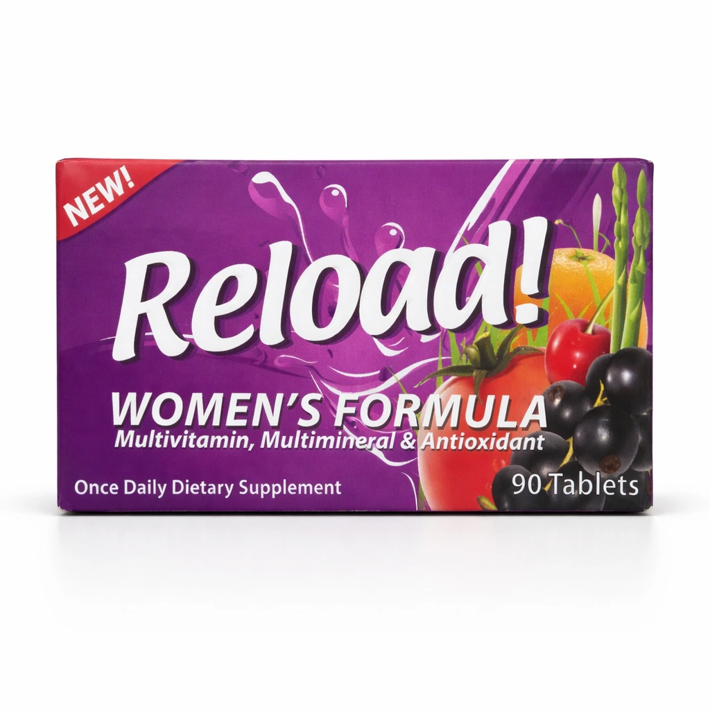Reload Women's Formula Multivitamin, Multimineral & Antioxidant x 90 Tablets