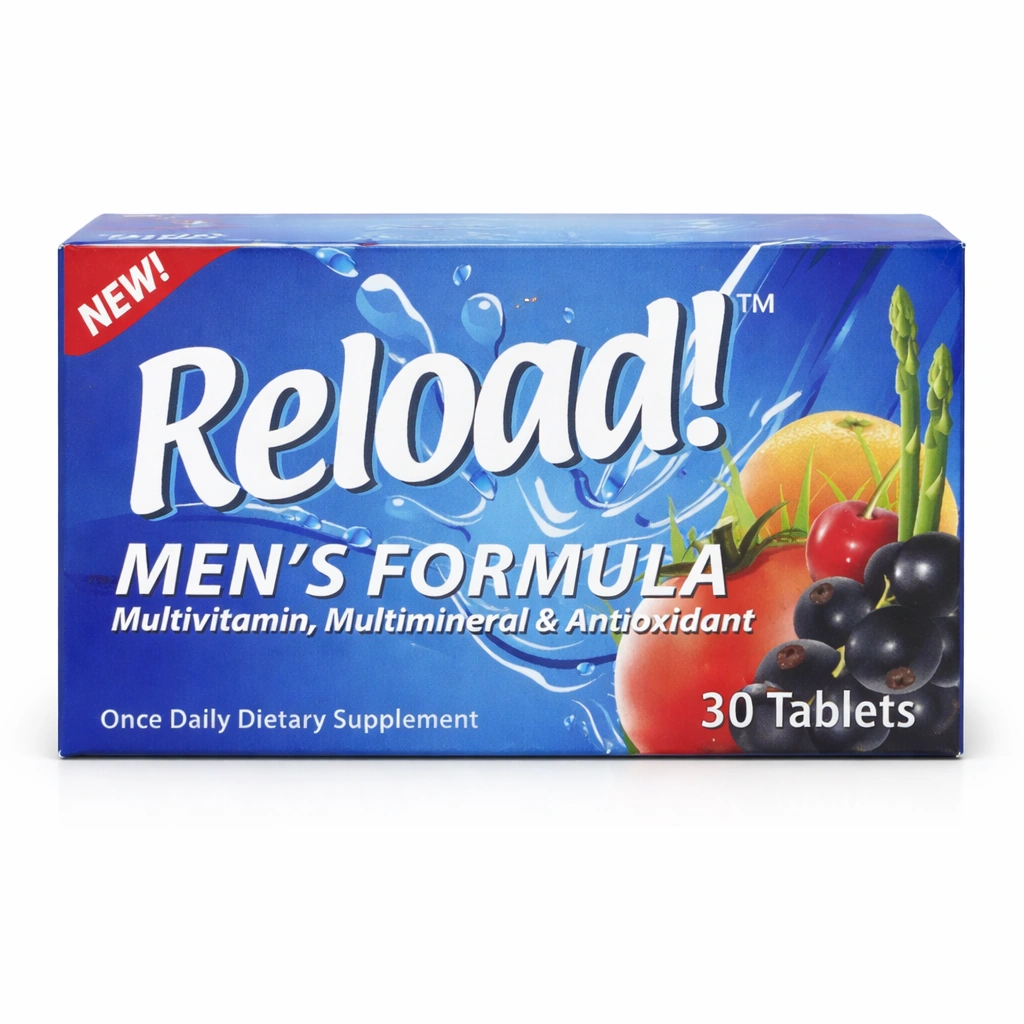 Reload Men's Formula Multivitamin Multimineral & Antioxidant x 30 Tablets
