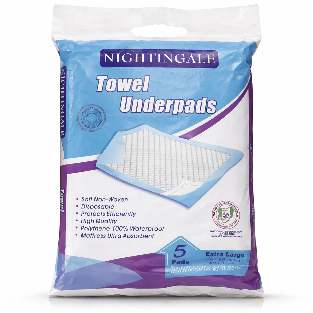 Nightingale Towel Underpads Extra Large x 5 pads
