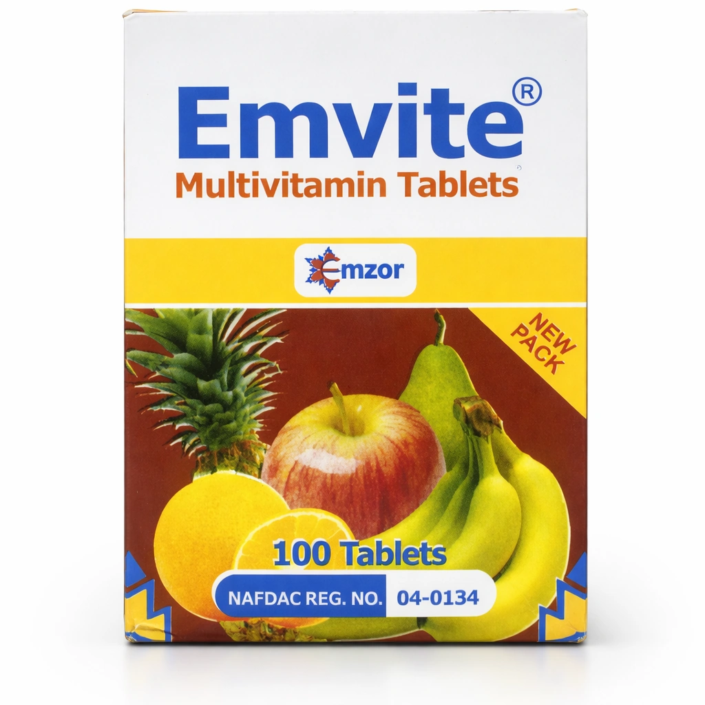 Emvite Multivitamin Tablets x 100 Tablets