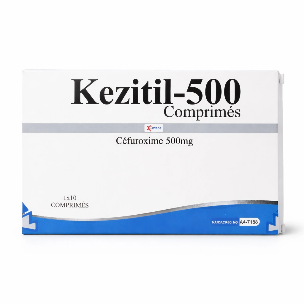 Kezitil Cefuroxime 500 mg Coated Tablets x 10 Tablets