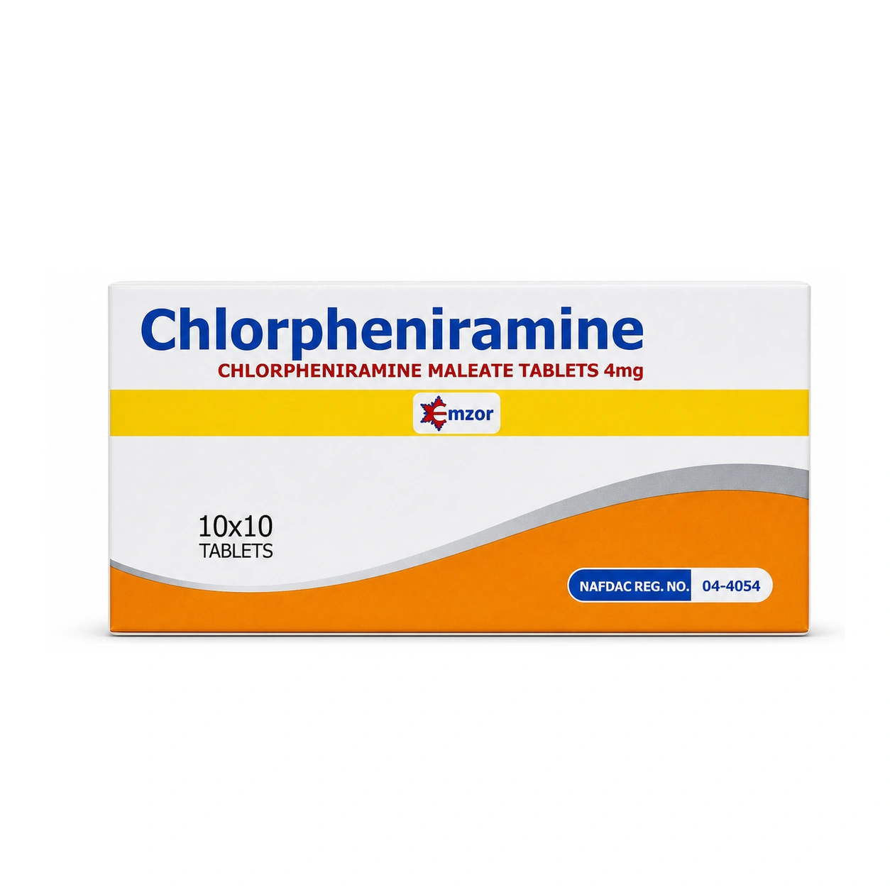 Emzor Chlorpheniramine Maleate Tablets 4 mg x 100 Tablets