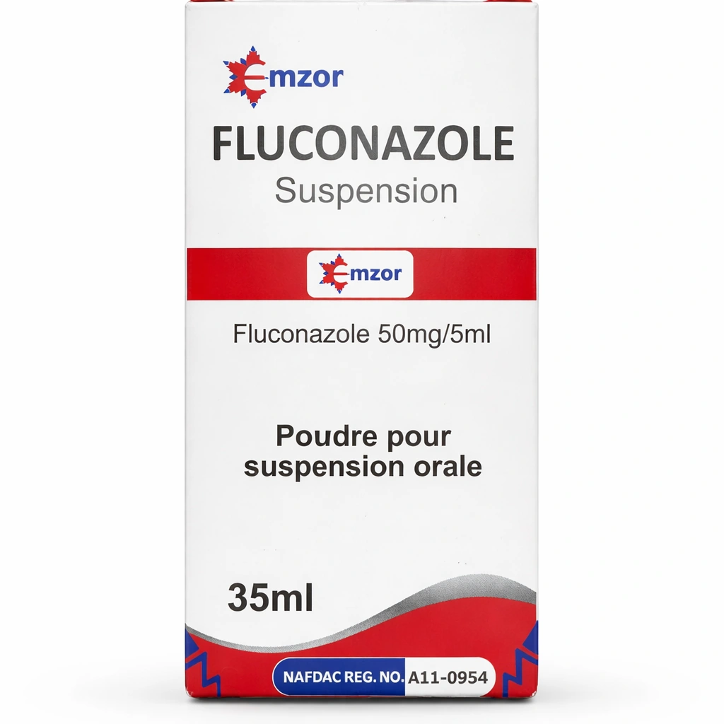 Emzor Fluconazole Powder for Oral Suspension 50 mg/5 ml 35 ml