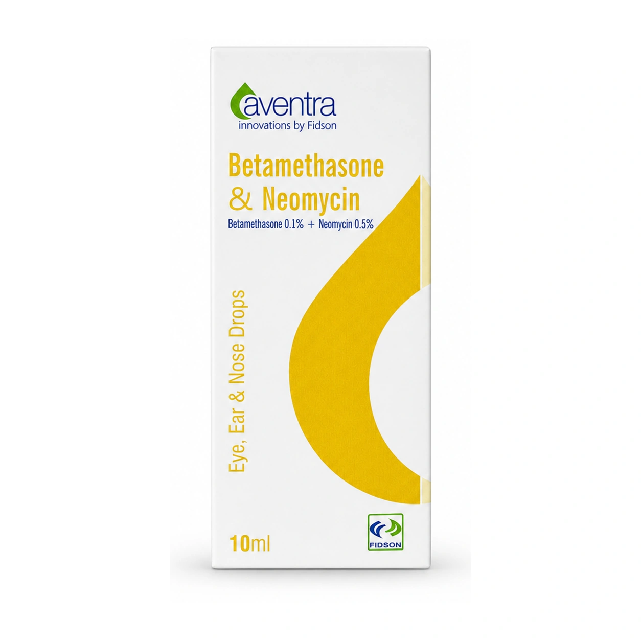 Fidson Betamethasone 0.1% + Neomycin 0.5% Eye/Ear/Nose Drops 10 ml