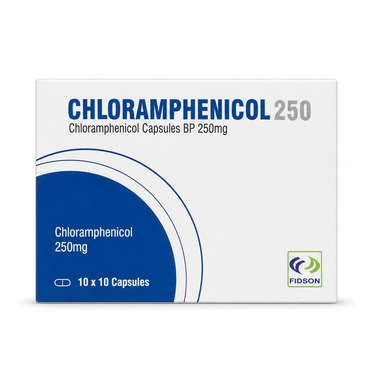 Fidson Chloramphenicol Capsules BP 250 mg x 100 Capsules