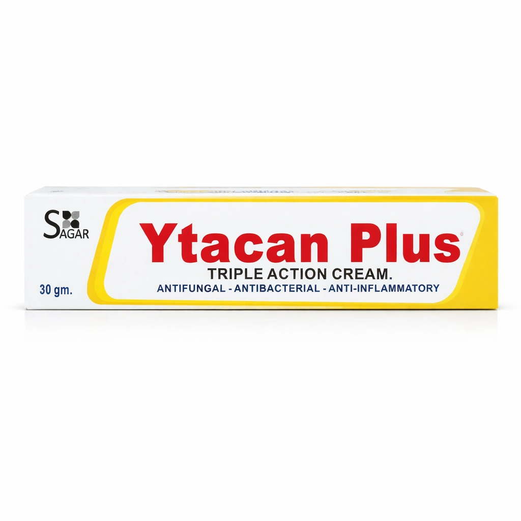 Ytacan Plus Betamethasone Dipropionate 0.05% + Clotrimazole 1% + Neomycin Sulfate 0.5% Cream 30 g