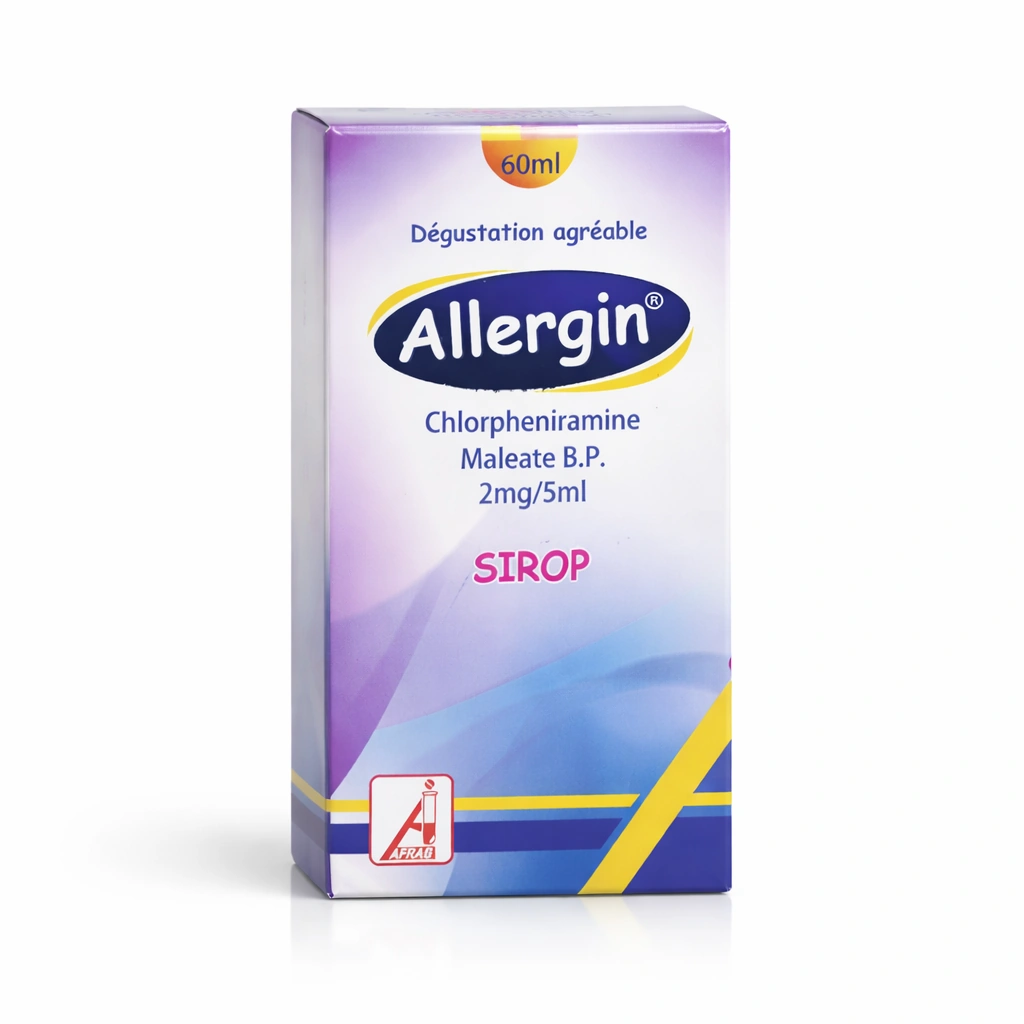 Allergin Chlorpheniramine Maleate Syrup 2 mg/5 ml 60 ml