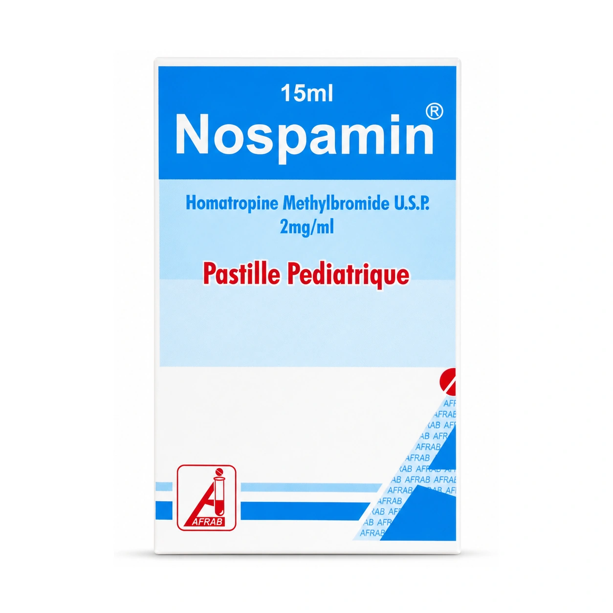 Nospamin Homatropine Methylbromide Oral Drops 2 mg/ml 15 ml