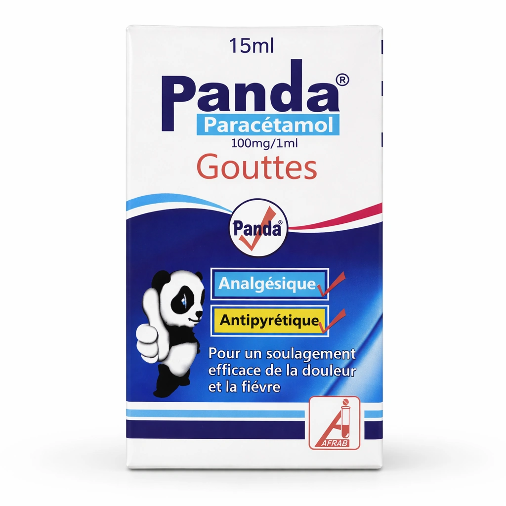 Panda Paracetamol Oral Drops 100 mg/1 ml 15 ml