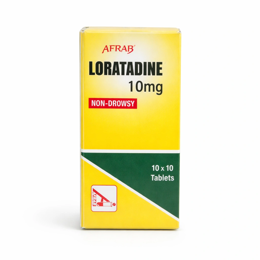 AFRAB Loratadine Tablets 10 mg x 100 Tablets