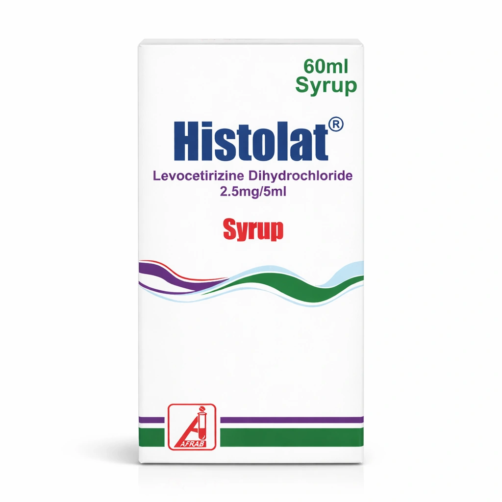 Histolat Levocetirizine Dihydrochloride Syrup 2.5 mg/5 ml 60 ml