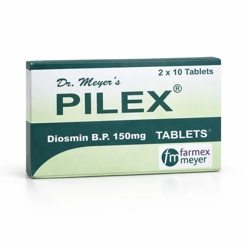Dr. Meyer's Pilex Diosmin B.P. 150 mg Film-Coated Tablets x 20 Tablets
