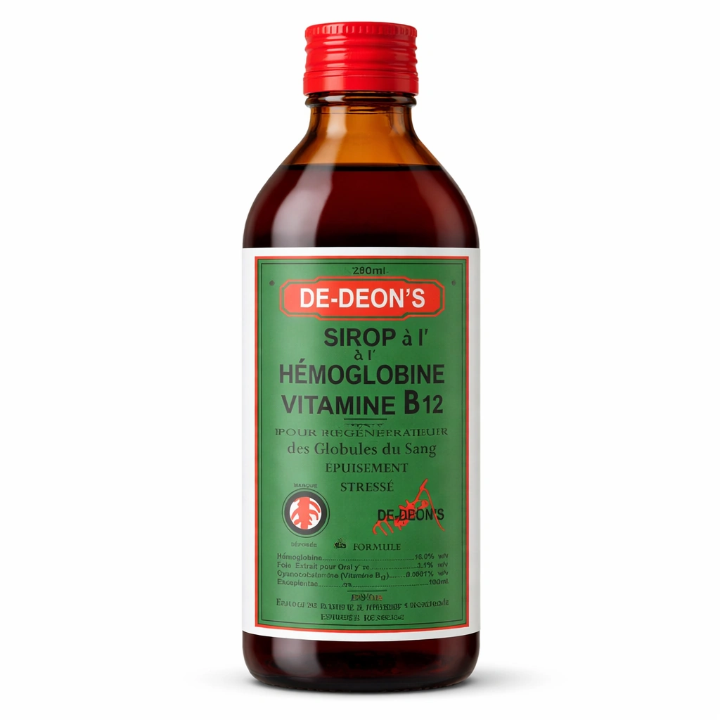 De-Deon's Haemoglobin Vitamin B12 Syrup 280 ml