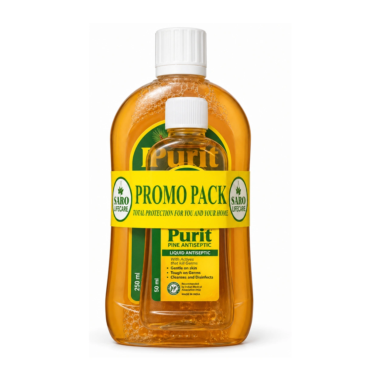 Purit Liquid Antiseptic Pine 250 ml + 50 ml Promo Pack