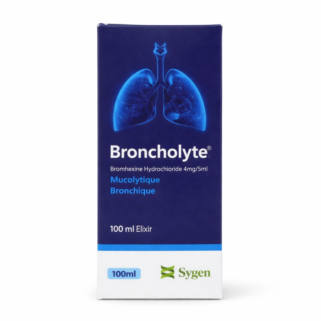 Broncholyte Bromhexine Hydrochloride Elixir 4 mg/5 ml 100 ml