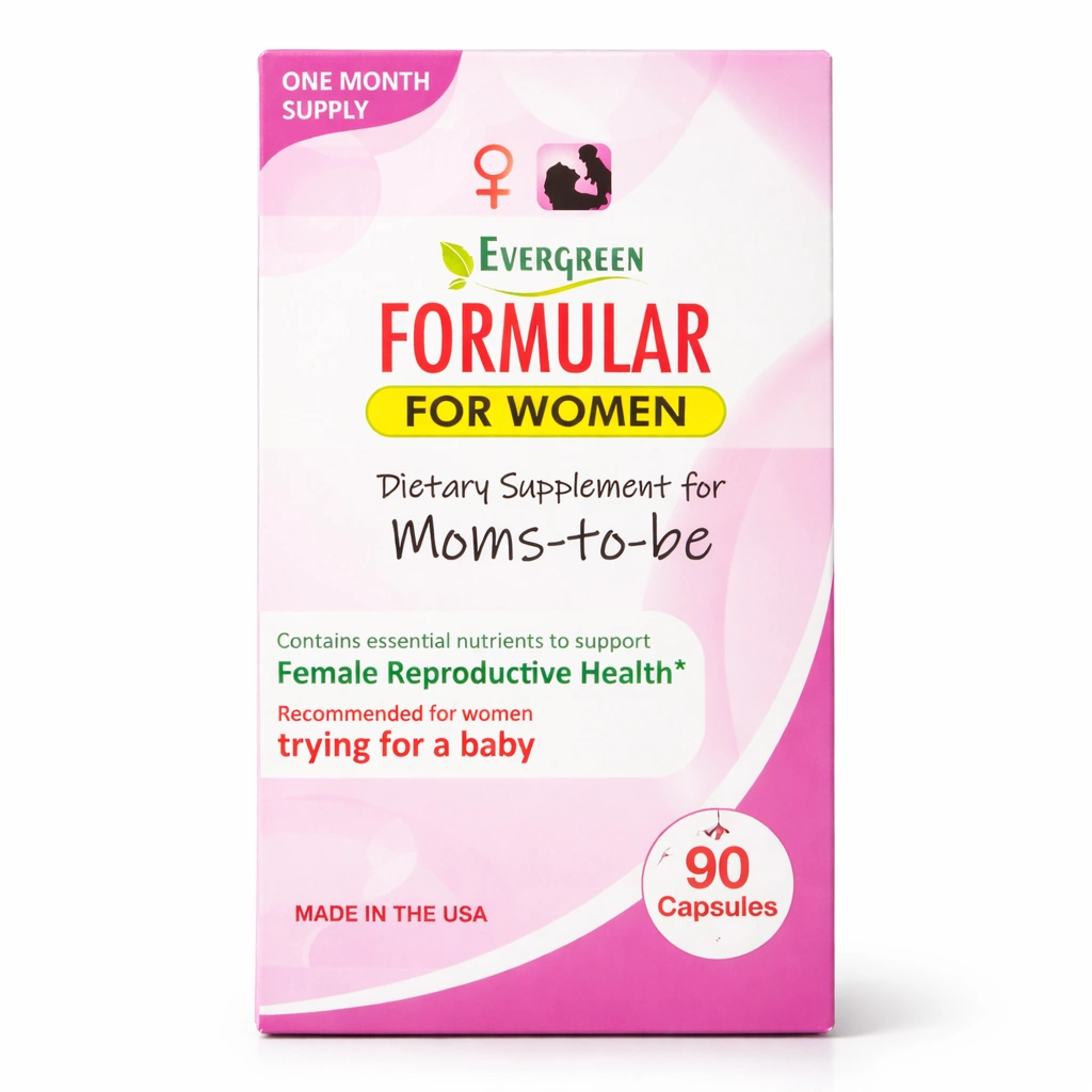 Evergreen Formular for Women Dietary Supplement x 90 Capsules