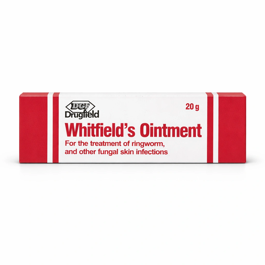 Drugfield Whitfield's Ointment (Benzoic Acid 6% w/w + Salicylic Acid 3% w/w) 20 g