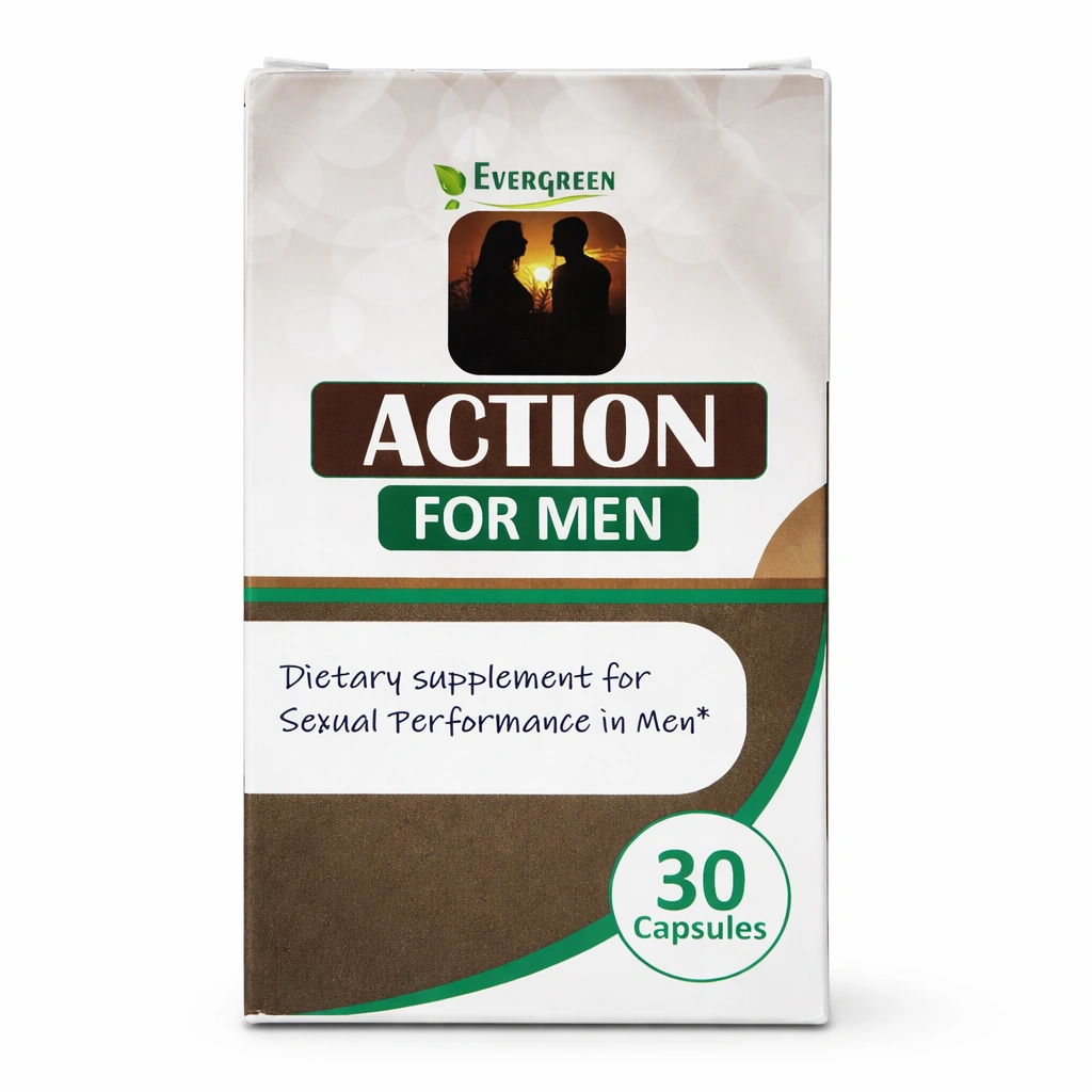 Evergreen Action for Men Capsules x 30 Capsules
