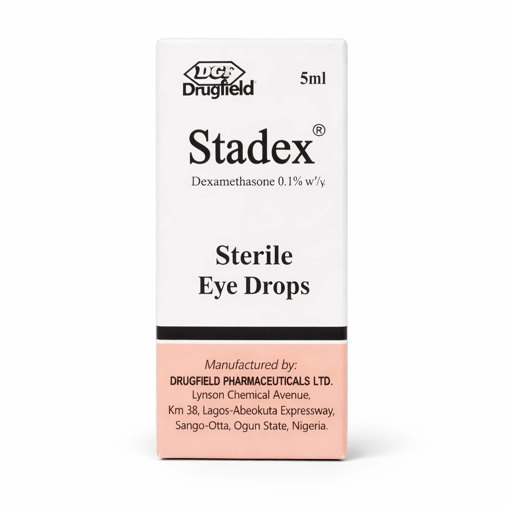 Drugfield Stadex Dexamethasone Sterile Eye Drops 0.1% w/v 5 ml