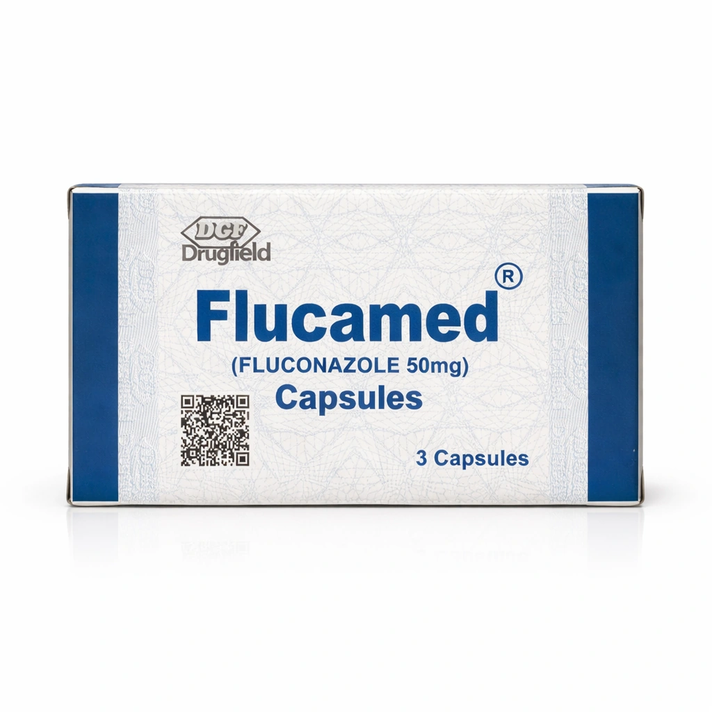 Flucamed Fluconazole Capsules 50 mg x 3 Capsules