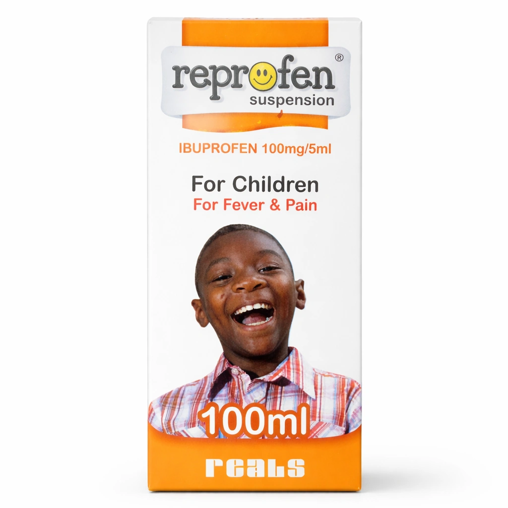 Reprofen Ibuprofen Oral Suspension 100 mg/5 ml 100 ml