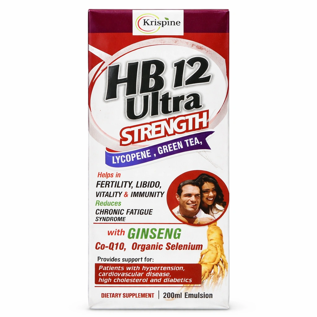 Krispine HB12 Ultra Strength Haemoglobin Emulsion 200 ml