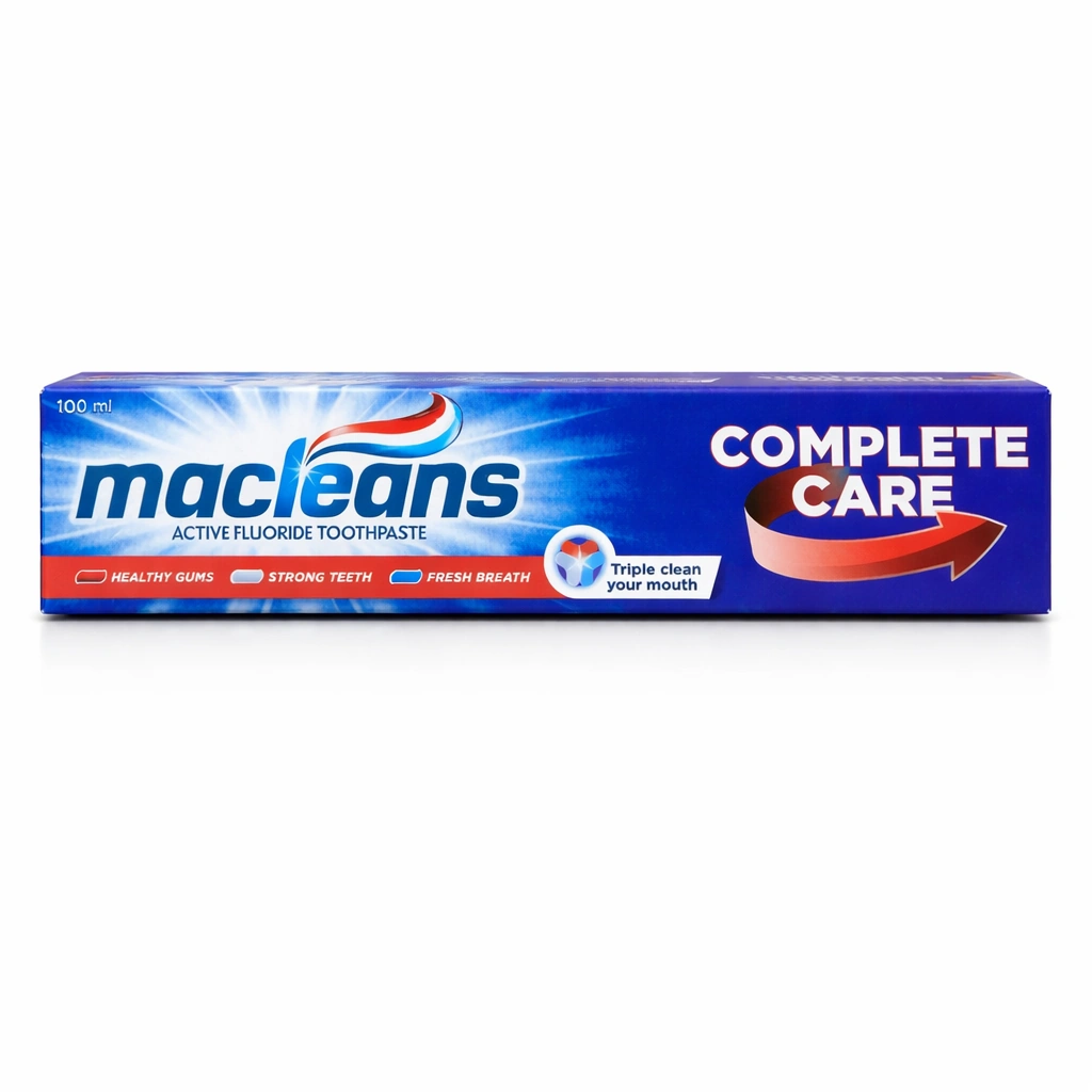 Macleans Complete Care Active Fluoride Toothpaste 100 ml