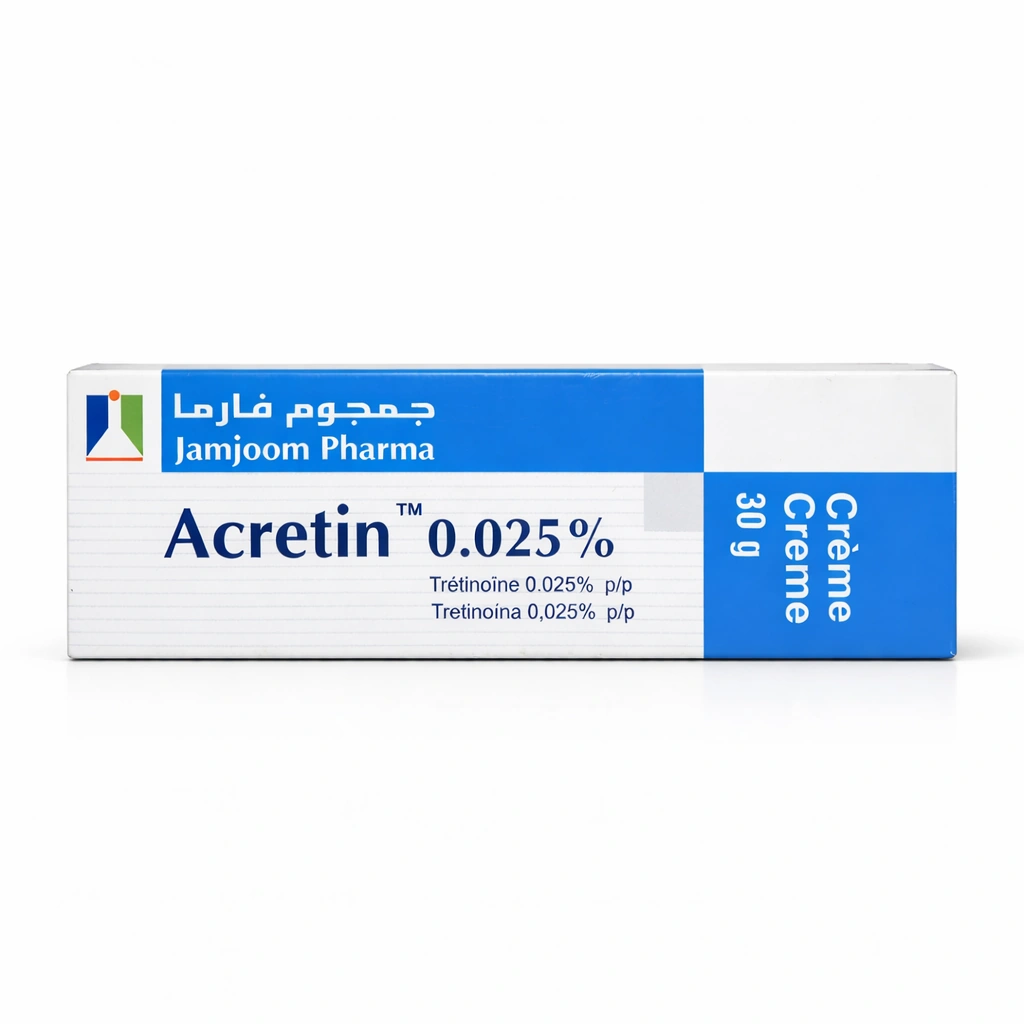 Jamjoom Acretin Tretinoin Cream 0.025% 30 g