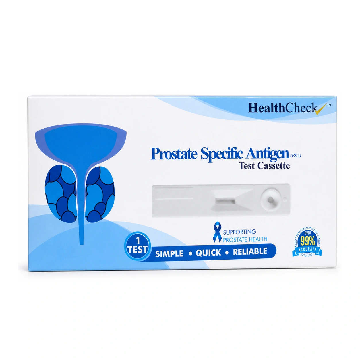 HealthCheck Prostate Specific Antigen (PSA) Test Cassette x 1 Test