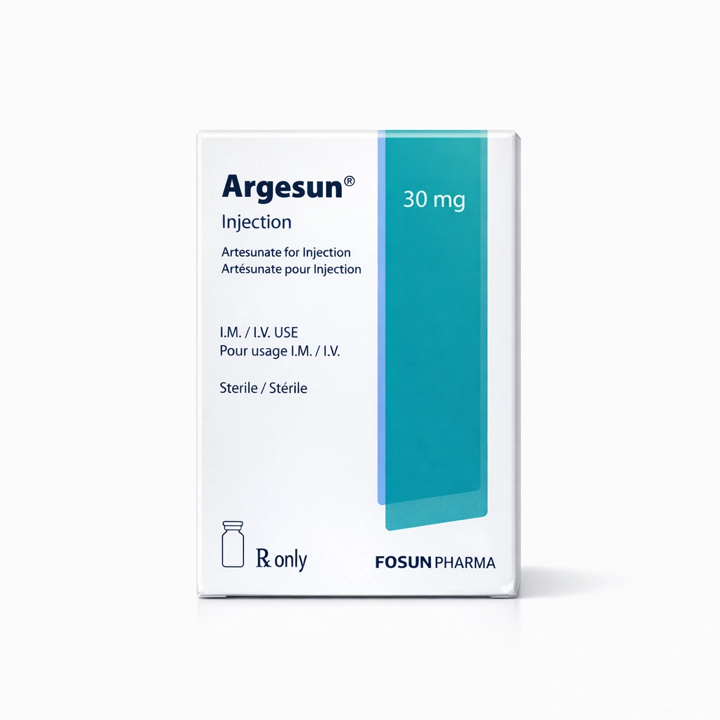 Argesun Artesunate for Injection 30 mg x 1 vials + 1 solvent ampoule