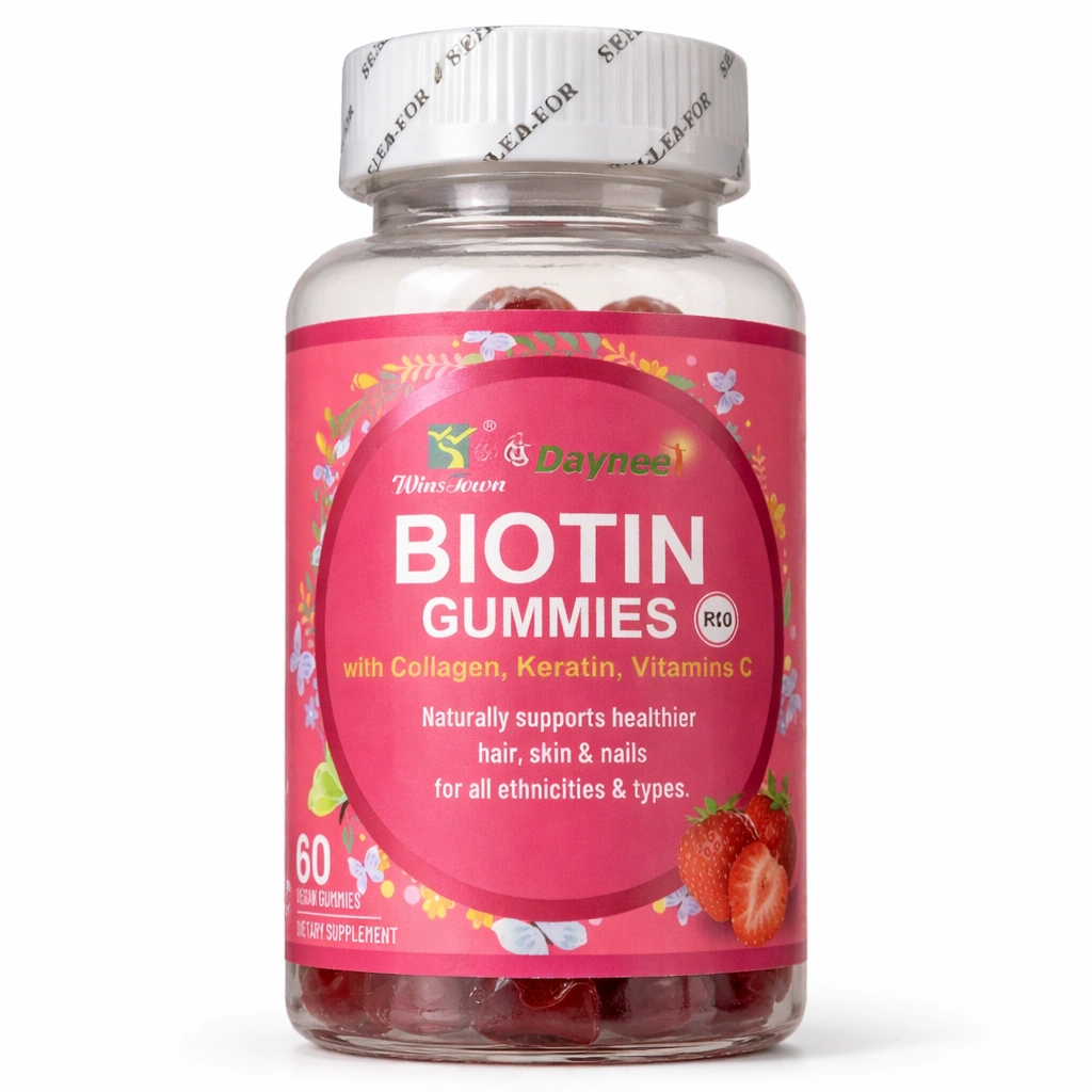 Daynee Biotin Gummies with Collagen, Keratin & Vitamin C x 60 Gummies
