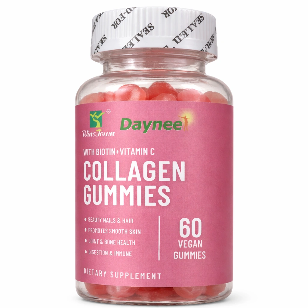 Daynee Collagen Gummies with Biotin + Vitamin C x 60 Vegan Gummies