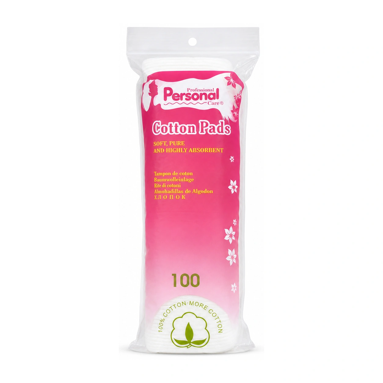 Professional Personal Care Cotton Pads x 100 Pads