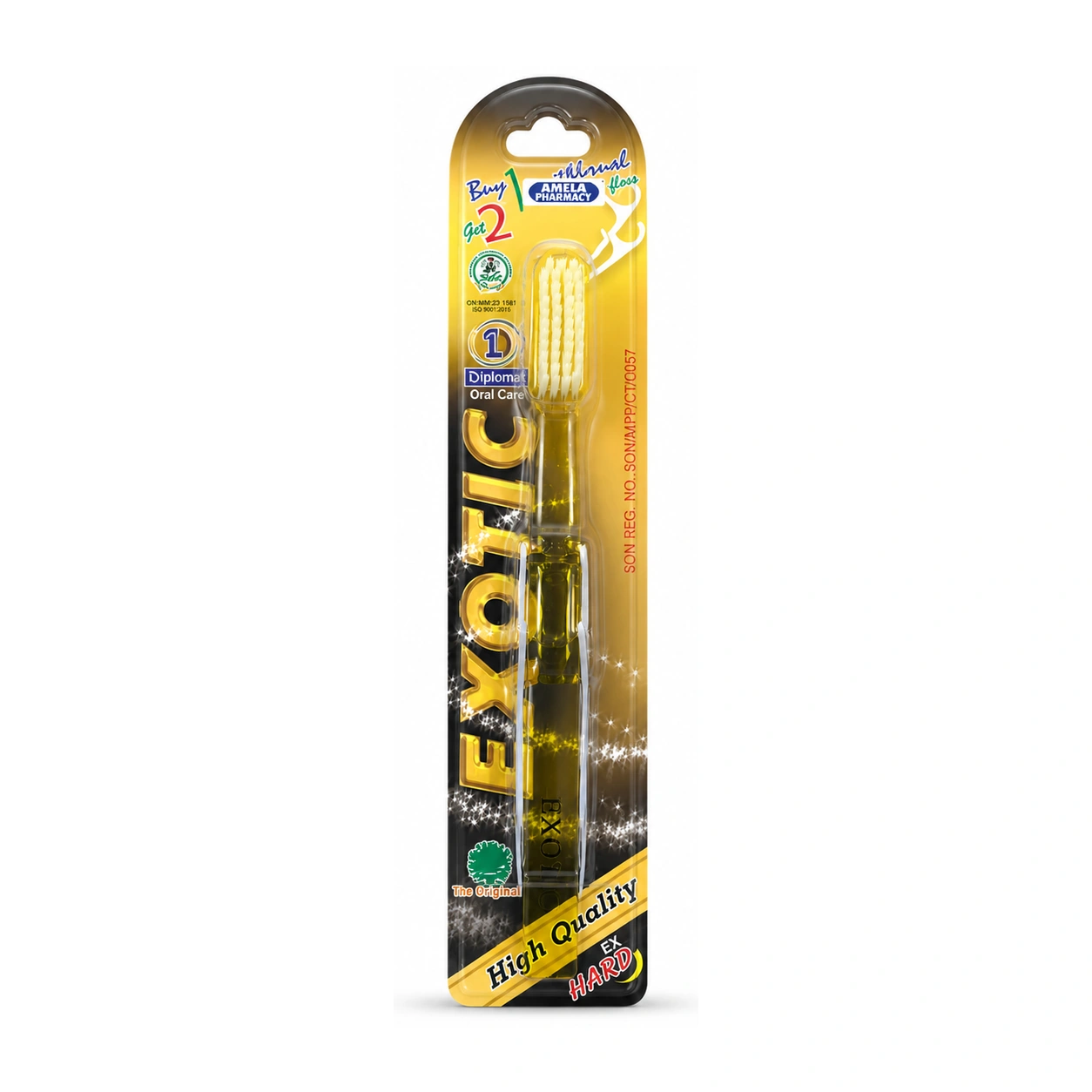 Diplomat Original Toothbrush Extra Hard x 1 Toothbrush