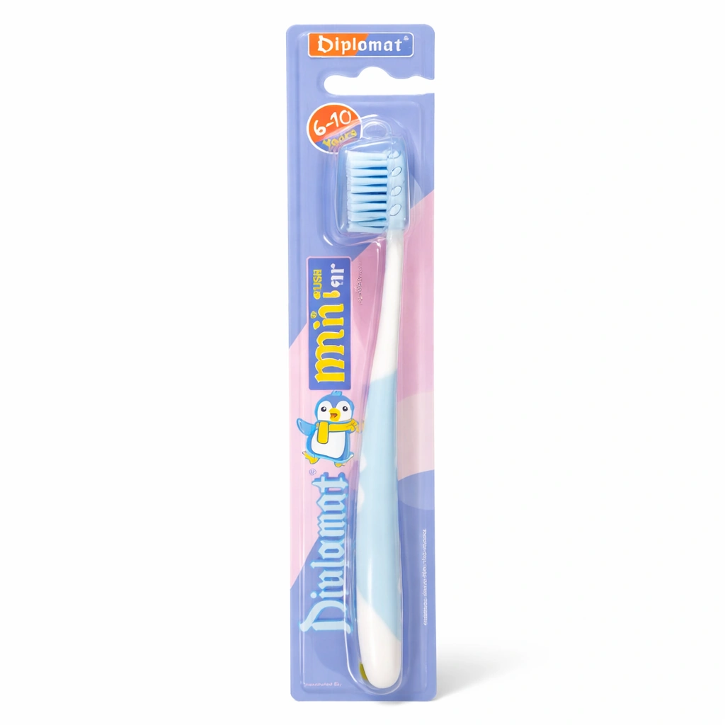 Diplomat Penguin Mini Kids Toothbrush (6-10 Years) x 1 Toothbrush