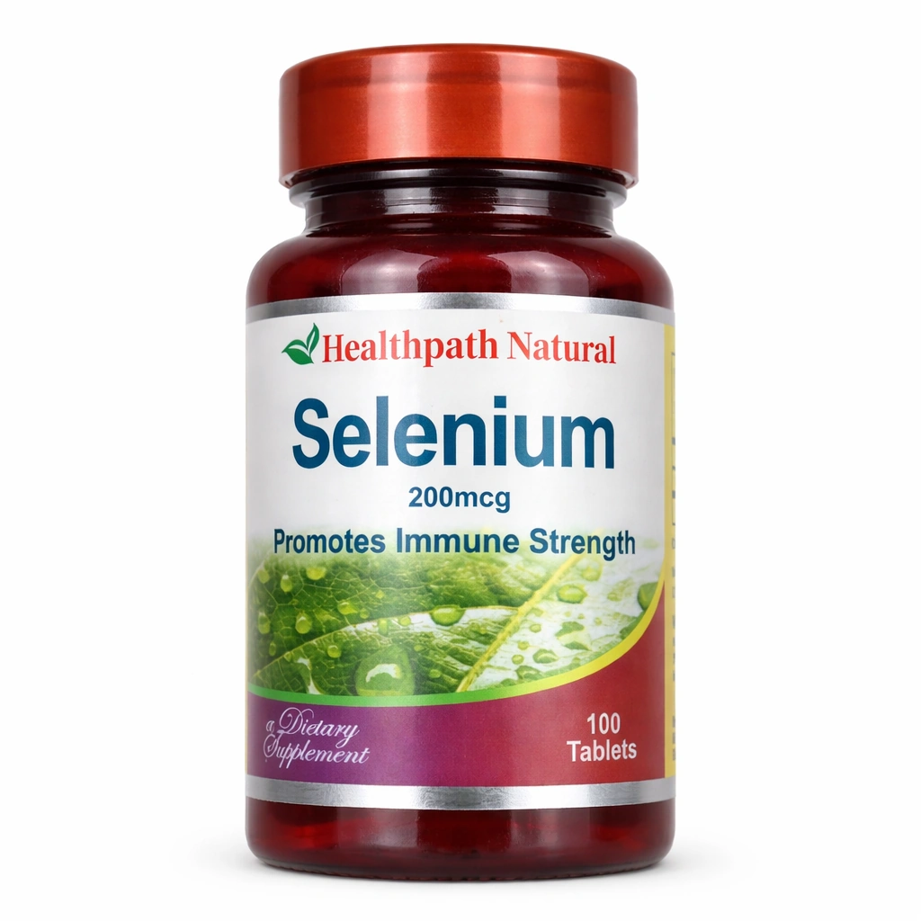 Healthpath Natural Selenium 200 mcg Tablets x 100 Tablets